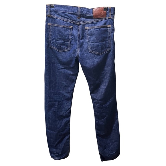 Gustin Indigo Raw Button Fly Straight Leg Selvedge Denim Jeans 32 - Picture 5 of 12